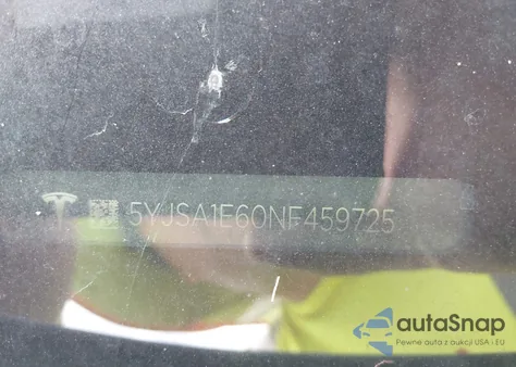 2022 Tesla Model S Plaid Tri Motor All-Wheel Drive z USA, uszkodzony, nr VIN 5YJSA1E60NF459725